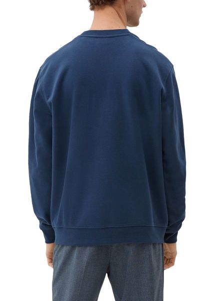 s.Oliver Red Label Sweat-shirt avec imprimé sur le devant  - bleu (58D1)