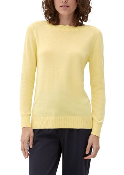 s.Oliver Red Label Viscose mix knit sweater  - yellow (1145)