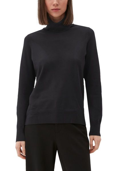 s.Oliver Red Label Fine knit turtleneck sweater - black (9999)