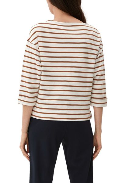 s.Oliver Red Label T-shirt à manches 3/4  - brun (84G2)
