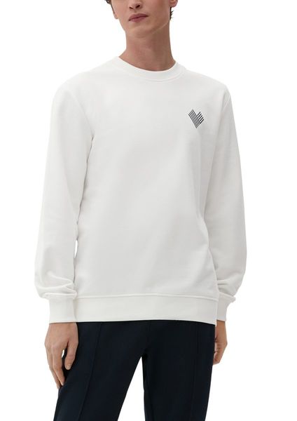 s.Oliver Red Label Sweatshirt with front print  - white (01D2)