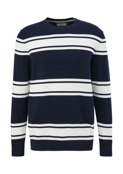 s.Oliver Red Label Pull-over en tricot de coton  - bleu (59G3)