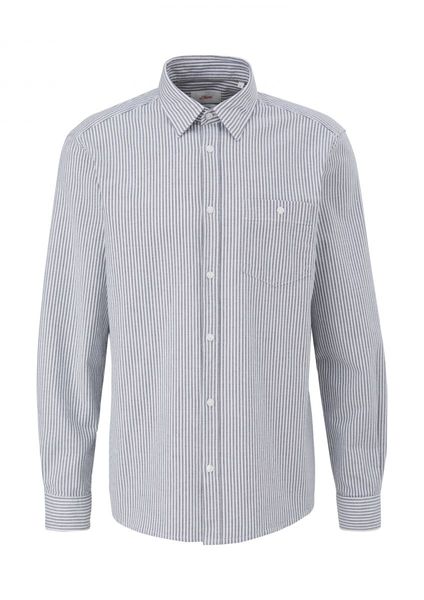 s.Oliver Red Label Regular: Shirt with Kent collar - gray (01G2)