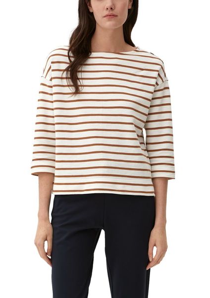 s.Oliver Red Label T-shirt à manches 3/4  - brun (84G2)