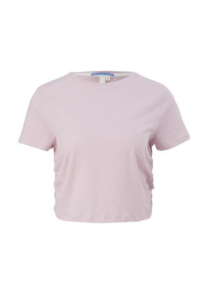 Q/S designed by T-Shirt mit Raffung - pink (4132)