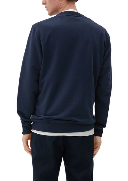 s.Oliver Red Label Sweatshirt mit Frontprint  - blau (59D1)