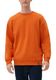 Q/S designed by Cotton mix sweatshirt - orange (23L0)
