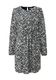 comma CI Viscose dress with allover pattern  - white (01A1)