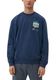s.Oliver Red Label Sweatshirt with front print  - blue (58D1)