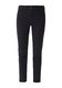 s.Oliver Black Label Pantalon taille haute en satin de coton - bleu (5959)