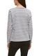 comma CI Long sleeve top with stripes - blue (59G1)