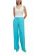 comma Loose: pants with high rise waistband - blue (6242)