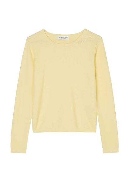 Marc O'Polo Organic Cotton Knit Sweater Regular - yellow (204)