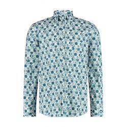 State of Art Shirt with an all-over pattern - blue (1159)