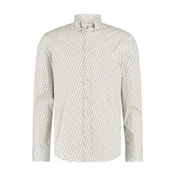 State of Art Hemd aus Baumwoll-Stretch mit Button-Down-Kragen - weiß (1129)