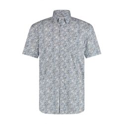 State of Art Regular Fit Hemd aus Bio-Baumwolle - weiß/blau (1153)
