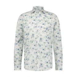 State of Art Shirt with allover print - white/blue (1154)