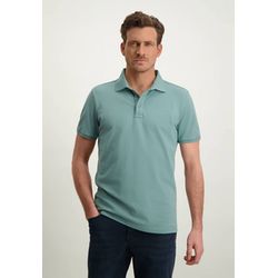 State of Art Polo shirt with rubber print - blue (5400)