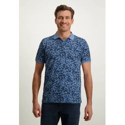 State of Art Poloshirt mit Allover-Print  - blau (5359)