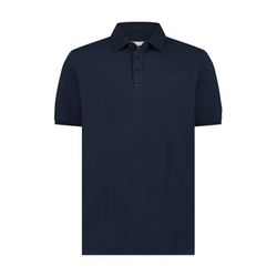 State of Art Polo shirt with rubber print - blue (5900)