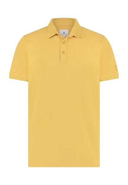 State of Art Polo shirt with rubber print - yellow (2100)
