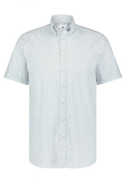 State of Art Printed shirt with chest pocket - white (1121)