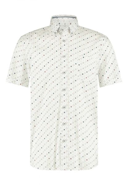 State of Art Hemd mit Punktemuster - weiß (1129)