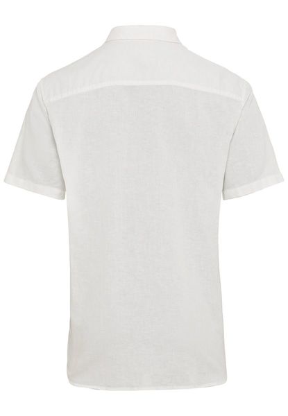 Camel active Linen blend short-sleeved shirt - white (02)