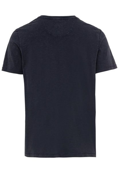 Camel active T-shirt with breast pocket - blue (47)