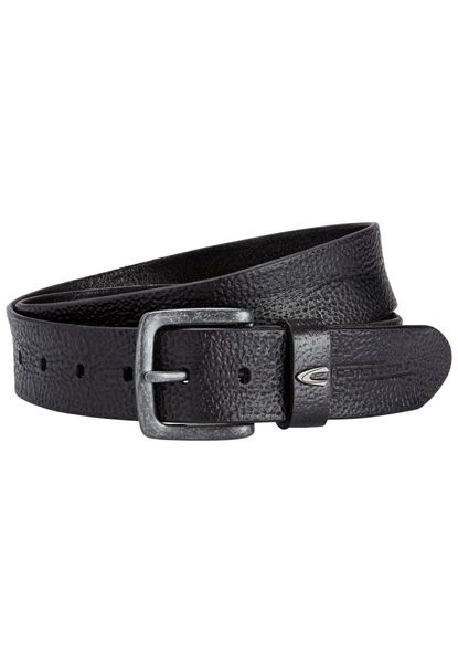 Camel active Leather belt - black (09)