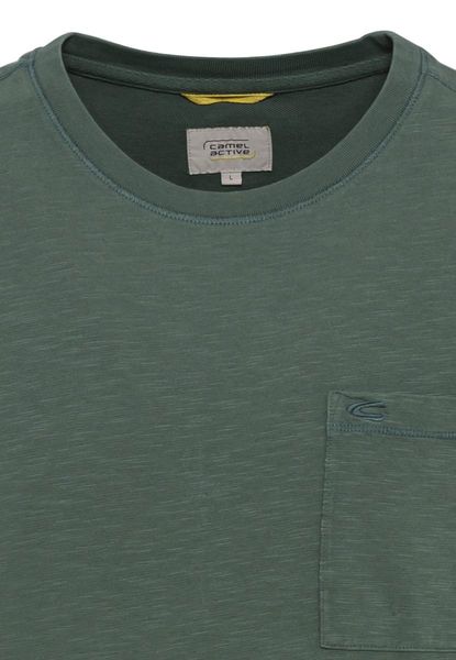 Camel active T-shirt à manches courtes en coton bio - vert (37)