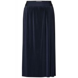 Street One Midi pleated skirt - blue (11238)