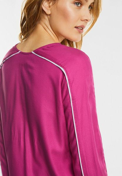 Street One Plain contrasting blouse - pink (11164)
