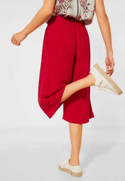 Street One Jupe-culotte paperbag - rouge (13053)