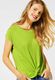 Street One T-shirt with knot detail - green (12368)