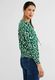 Street One Tunic blouse with leo print - green (34650)