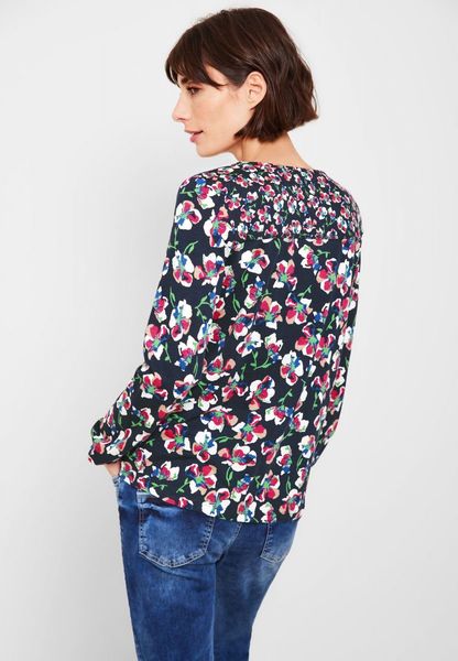 Cecil Flower Patch Tunic - blue (30128)