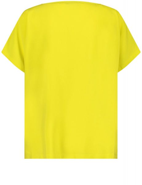 Taifun Bluse mit kurzen Ärmel - gelb (04220)