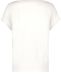 Taifun Casual shirt with open round neckline - white (09700)