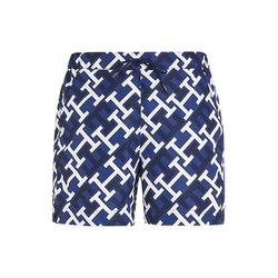 Tommy Hilfiger TH Monogram Mid Length Swim Shorts - blue (0Z1)