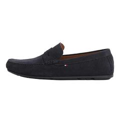 Tommy Hilfiger Suede Slip-On Driving Shoes - blue (DW5)