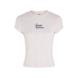 Tommy Jeans Basic shirt with logo - pink (TJ9)