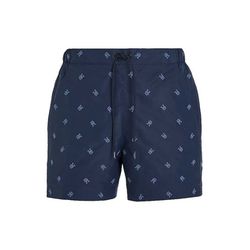 Tommy Hilfiger Mid-length swim shorts with TH monogram - blue (DW5)