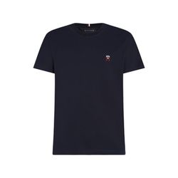 Tommy Hilfiger TH Monogram T-Shirt mit Stickerei - blau (DW5)