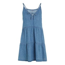 Tommy Jeans Tiered chambray denim dress - blue (1A5)