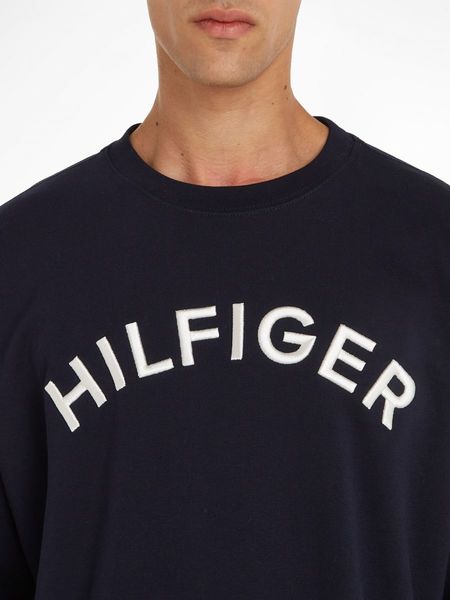Tommy Hilfiger Archive Fit Sweatshirt mit bogenförmigem Logo - blau (DW5)