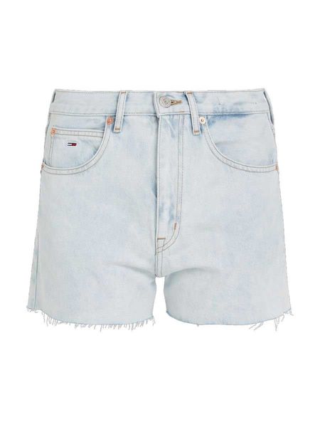 Tommy Jeans Denim hot pants with acid wash - blue (1AB)