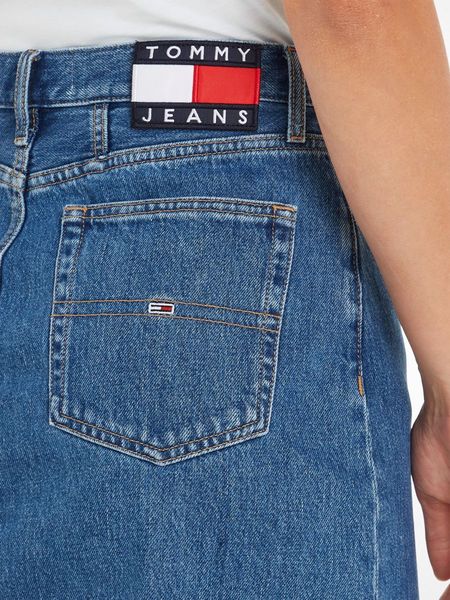 Tommy Jeans Minijupe coupe mom - bleu (1A5)