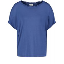 Gerry Weber Collection Basic shirt with overcut shoulders - blue (80923)