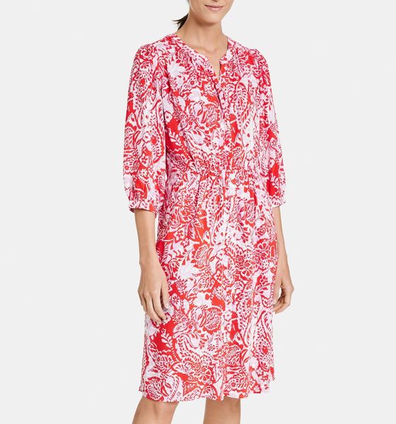 Gerry Weber Collection Robe midi - blanc/rouge (09068)